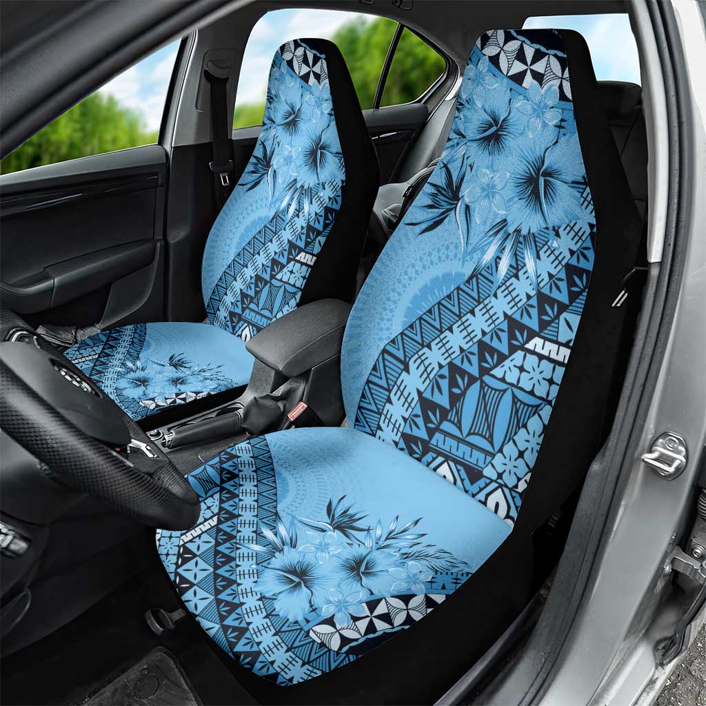 Bula Fiji Car Seat Cover Turquoise Kaivity Masi Tapa