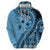 Bula Fiji Hoodie Turquoise Kaivity Masi Tapa