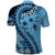 Bula Fiji Polo Shirt Turquoise Kaivity Masi Tapa