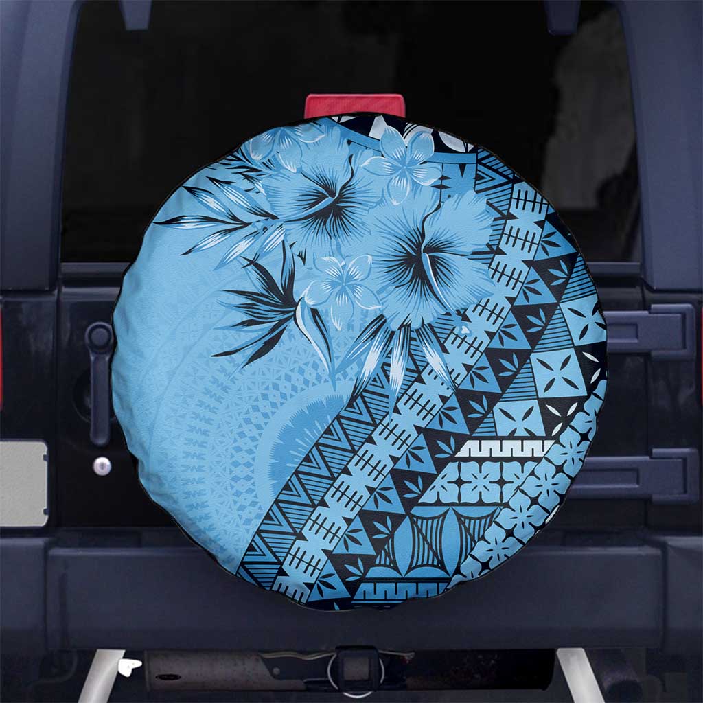 Bula Fiji Spare Tire Cover Turquoise Kaivity Masi Tapa