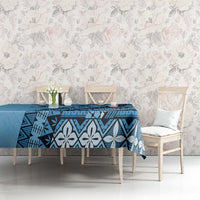 Bula Fiji Tablecloth Turquoise Kaivity Masi Tapa
