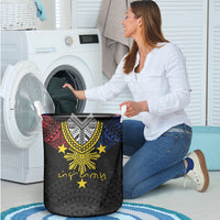 Philippines Heritage Baybayin Mix Polynesian Laundry Basket LT7 - Polynesian Pride