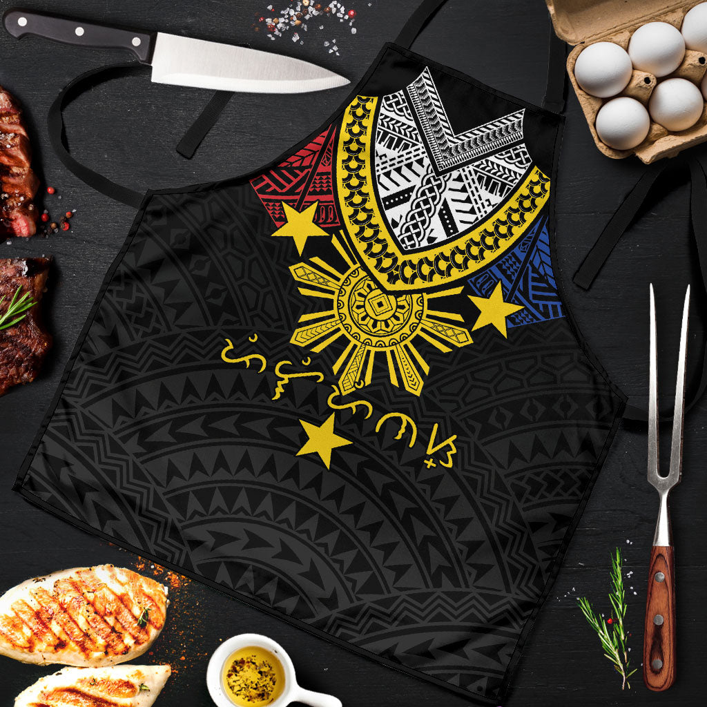 Philippines Heritage Baybayin Mix Polynesian Apron
