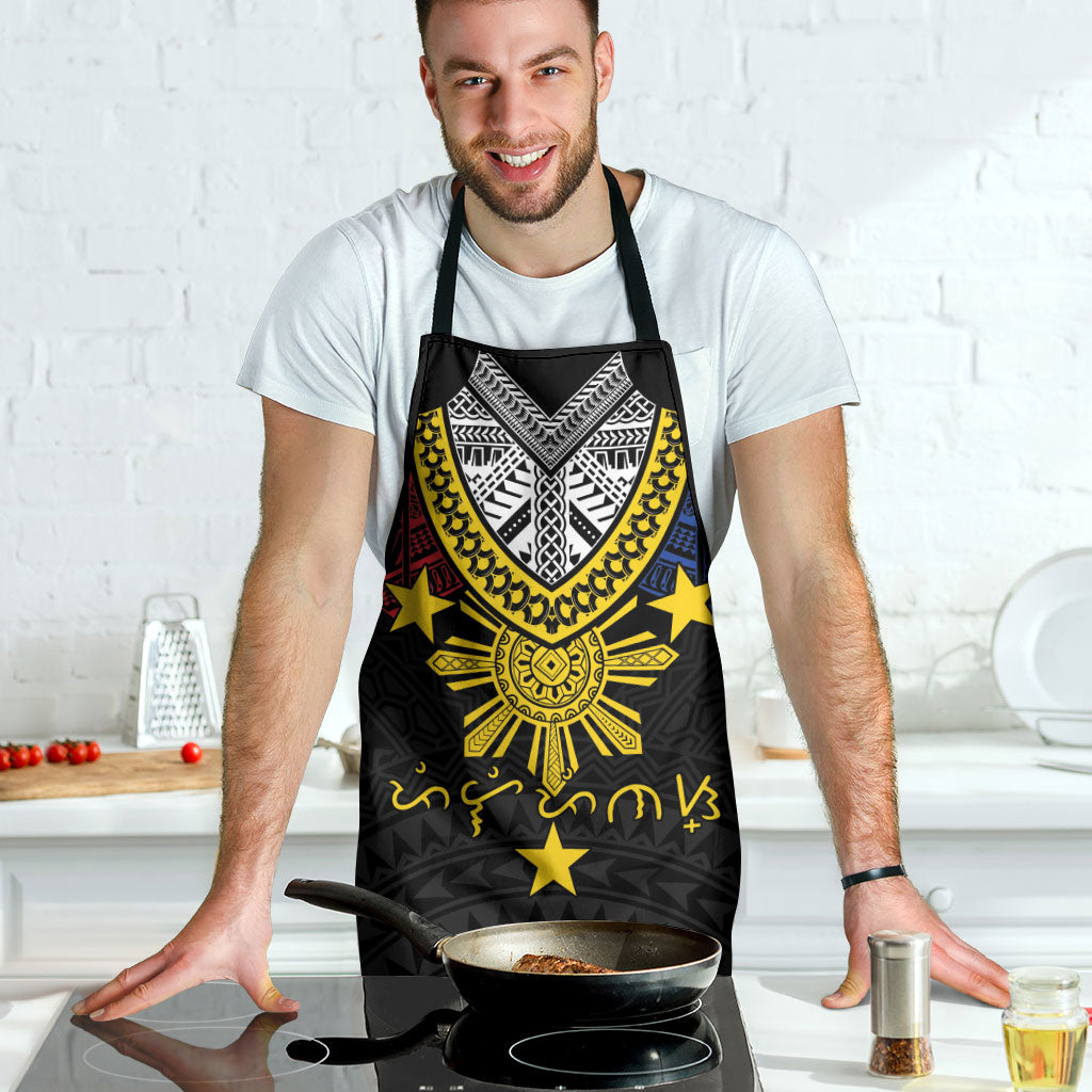 Philippines Heritage Baybayin Mix Polynesian Apron