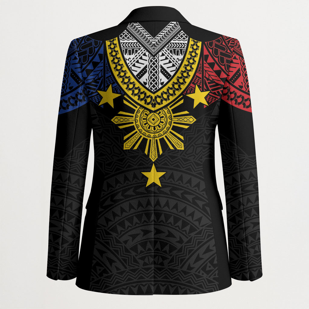 Philippines Heritage Baybayin Mix Polynesian Blazer