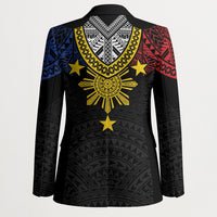 Philippines Heritage Baybayin Mix Polynesian Blazer