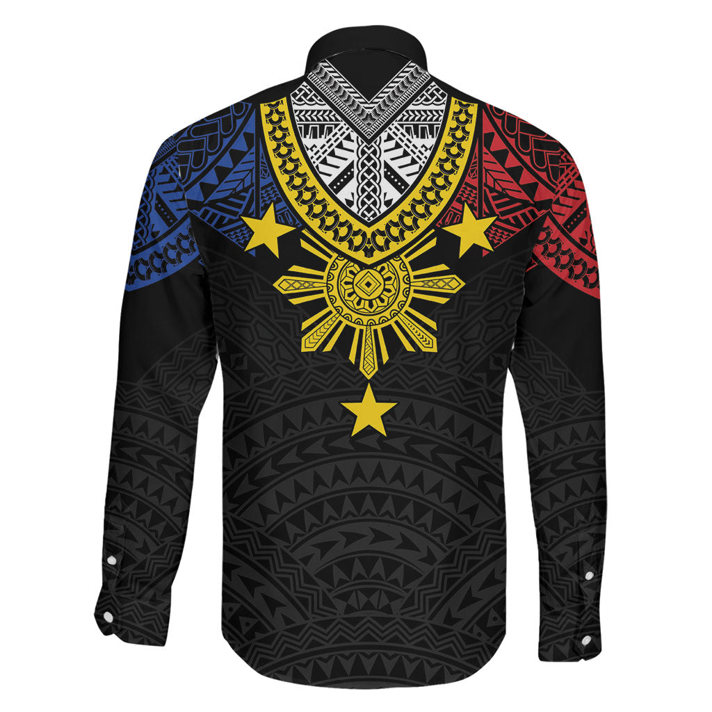 Philippines Heritage Baybayin Mix Polynesian Family Matching Puletasi and Hawaiian Shirt LT7 - Polynesian Pride