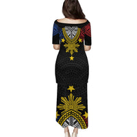 Philippines Heritage Baybayin Mix Polynesian Family Matching Puletasi and Hawaiian Shirt LT7 - Polynesian Pride
