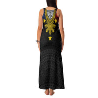 Philippines Heritage Baybayin Mix Polynesian Family Matching Tank Maxi Dress and Hawaiian Shirt LT7 - Polynesian Pride
