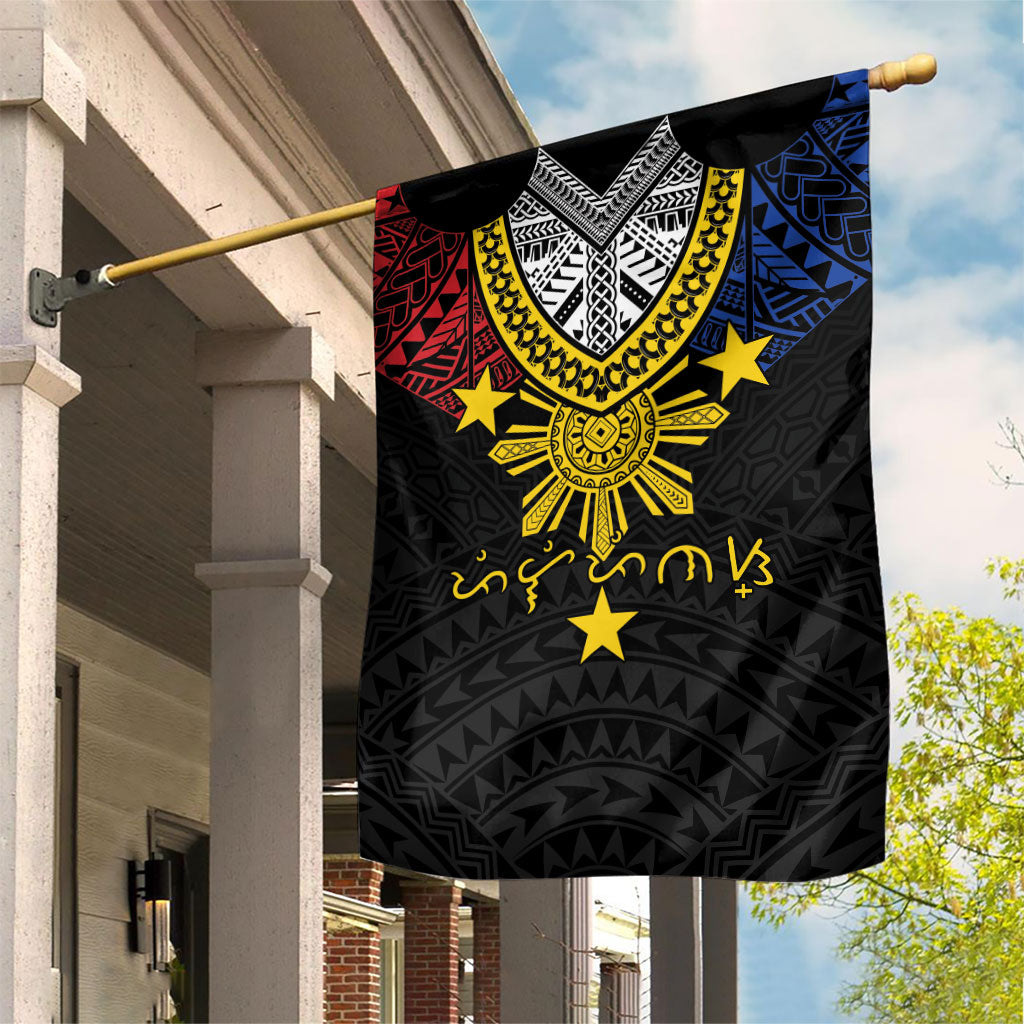 Philippines Heritage Baybayin Mix Polynesian Garden Flag