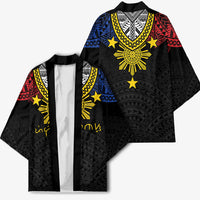 Philippines Heritage Baybayin Mix Polynesian Kimono LT7 - Polynesian Pride