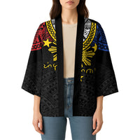 Philippines Heritage Baybayin Mix Polynesian Kimono LT7 - Polynesian Pride