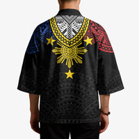 Philippines Heritage Baybayin Mix Polynesian Kimono LT7 - Polynesian Pride