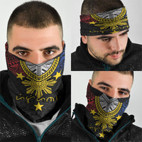 Philippines Heritage Baybayin Mix Polynesian Neck Gaiter LT7 - Polynesian Pride