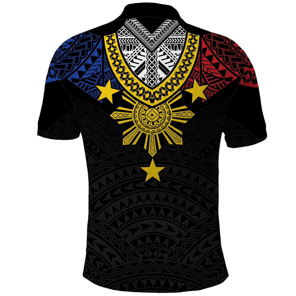 Philippines Heritage Baybayin Mix Polynesian Polo Shirt