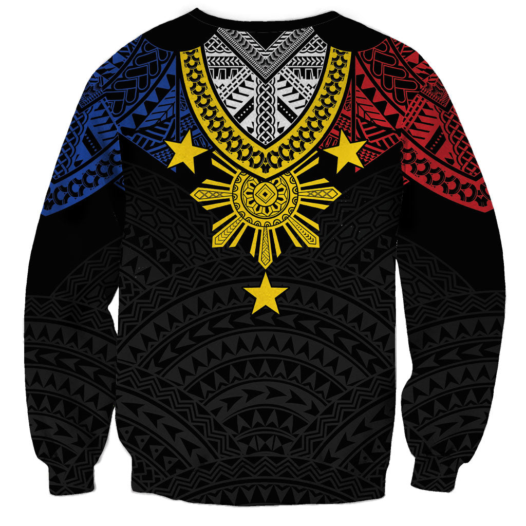 Philippines Heritage Baybayin Mix Polynesian Sweatshirt