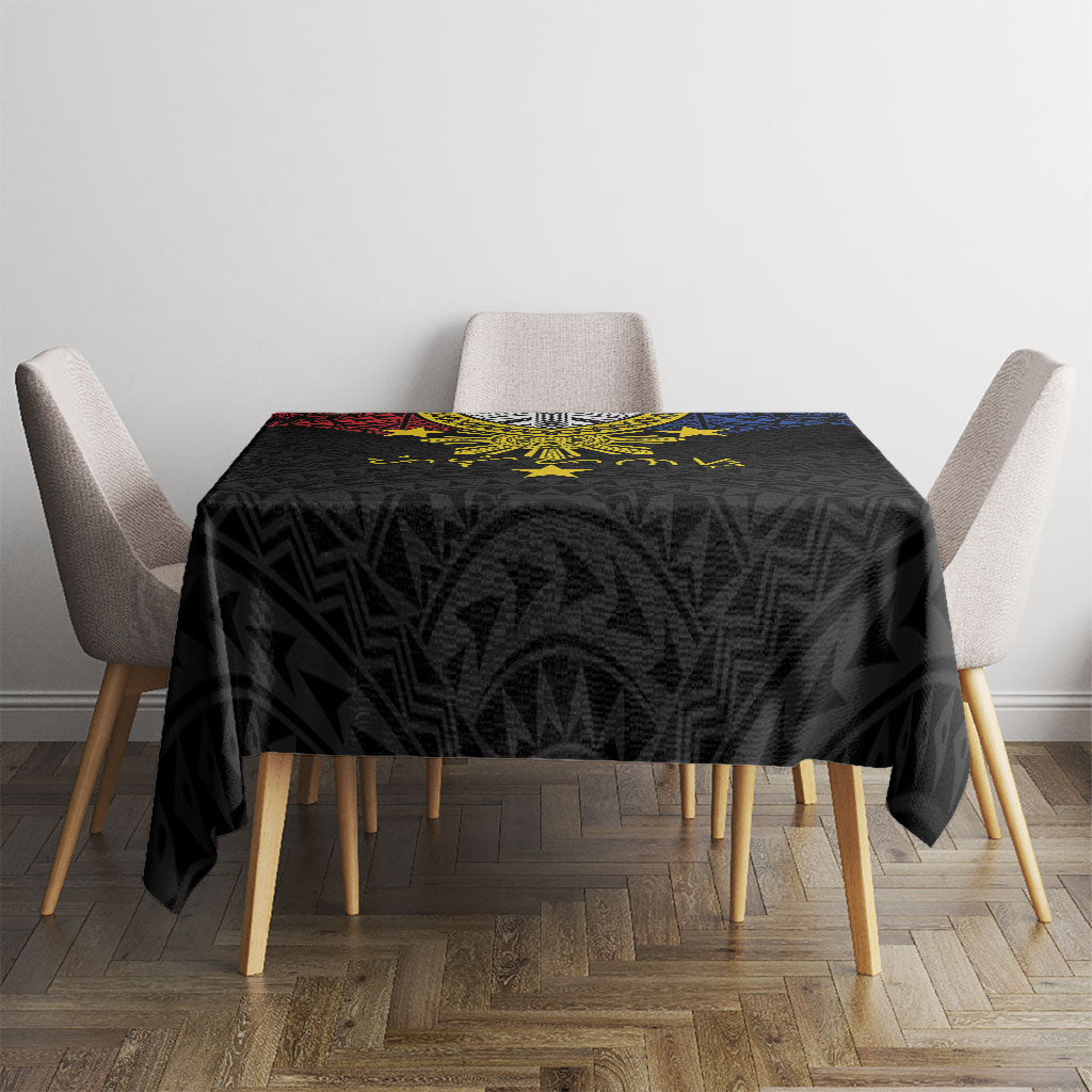 Philippines Heritage Baybayin Mix Polynesian Tablecloth