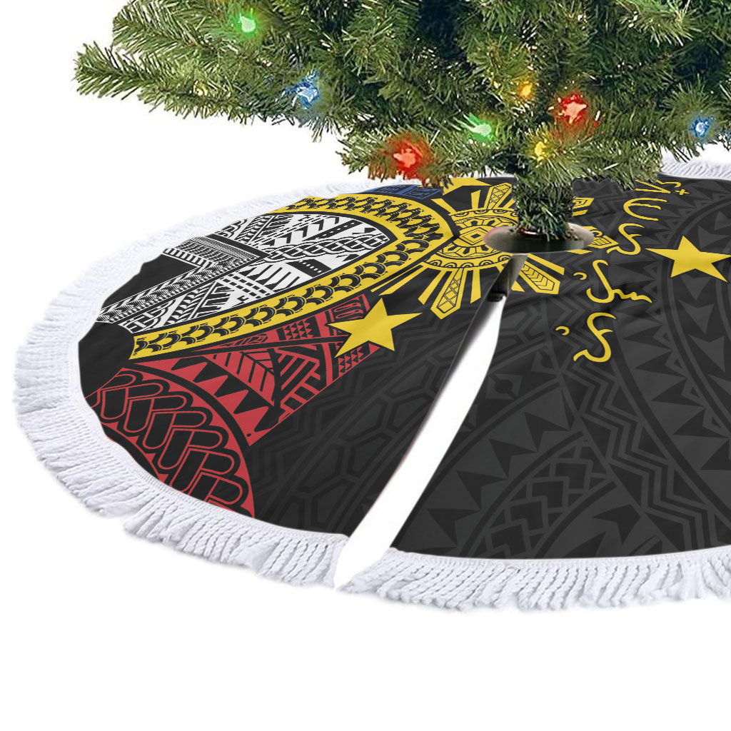 Philippines Heritage Baybayin Mix Polynesian Tree Skirt