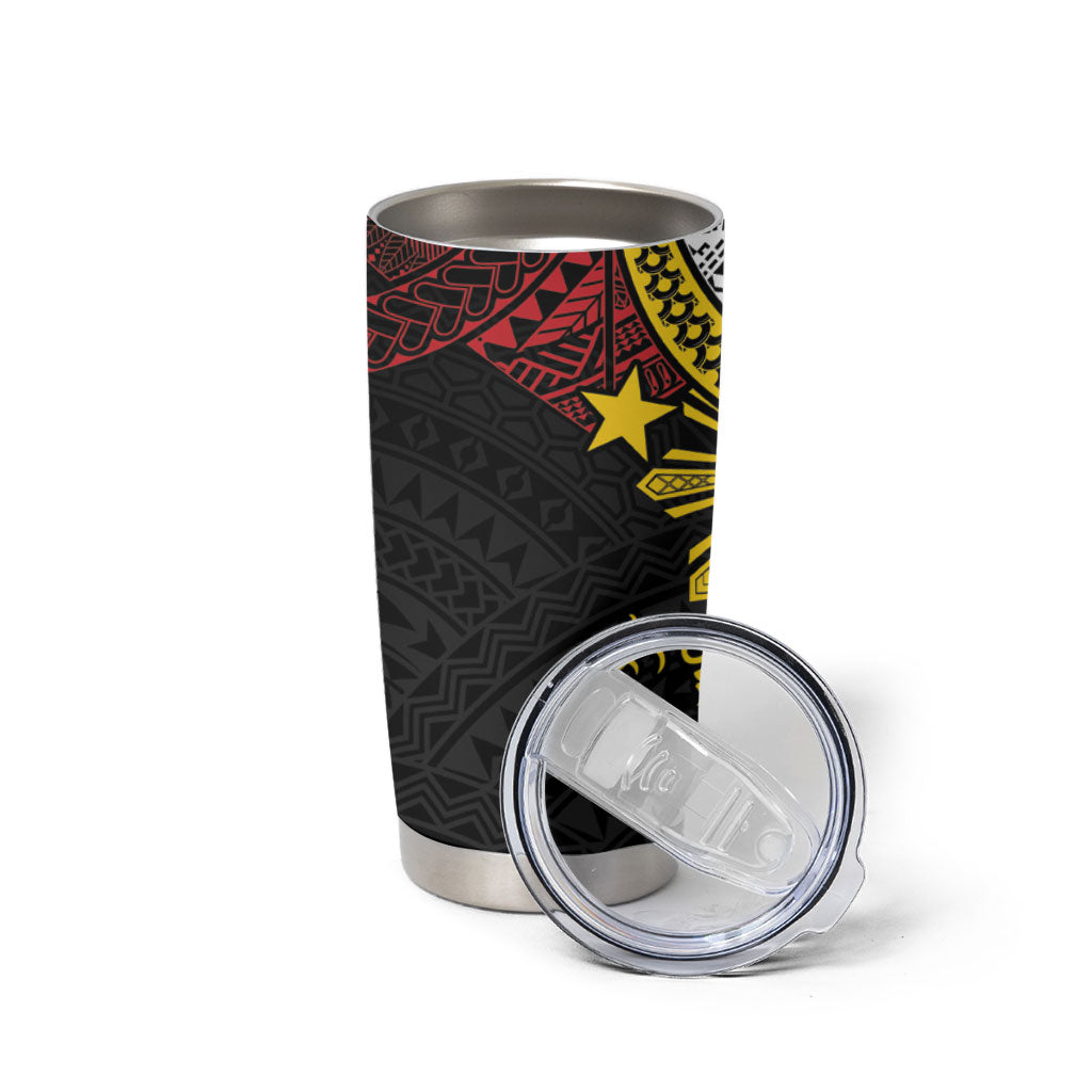 Philippines Heritage Baybayin Mix Polynesian Tumbler Cup