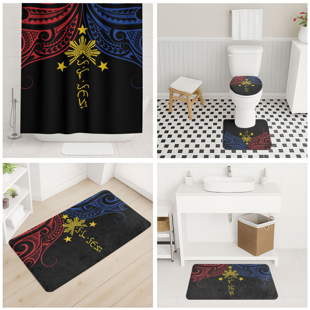 Philippines Heritage Bathroom Set Baybayin Philipinas Sun LT7 - Polynesian Pride
