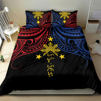 Philippines Heritage Bedding Set Baybayin Philipinas Sun LT7 - Polynesian Pride