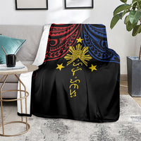 Philippines Heritage Blanket Baybayin Philipinas Sun LT7 - Polynesian Pride
