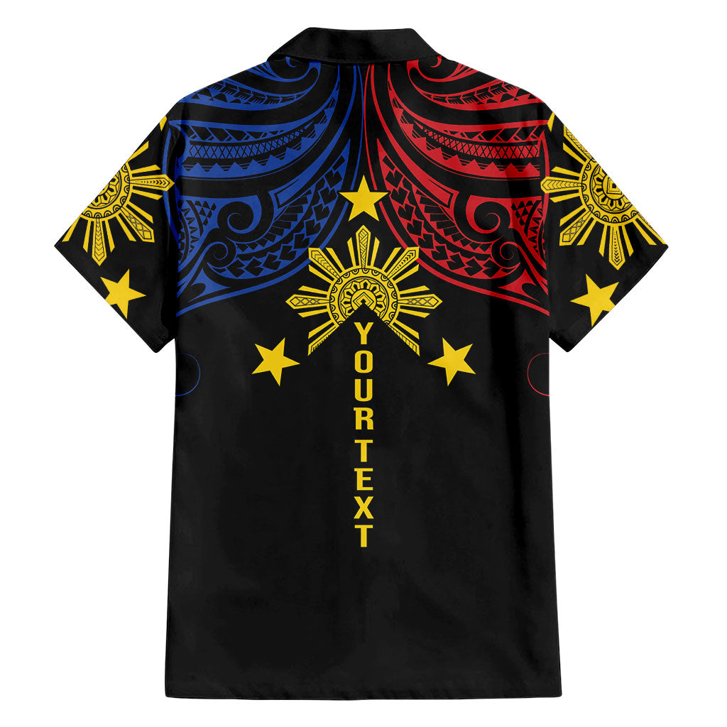 Philippines Heritage Personalized Family Matching Tank Maxi Dress and Hawaiian Shirt Baybayin Philipinas Sun LT7 - Polynesian Pride