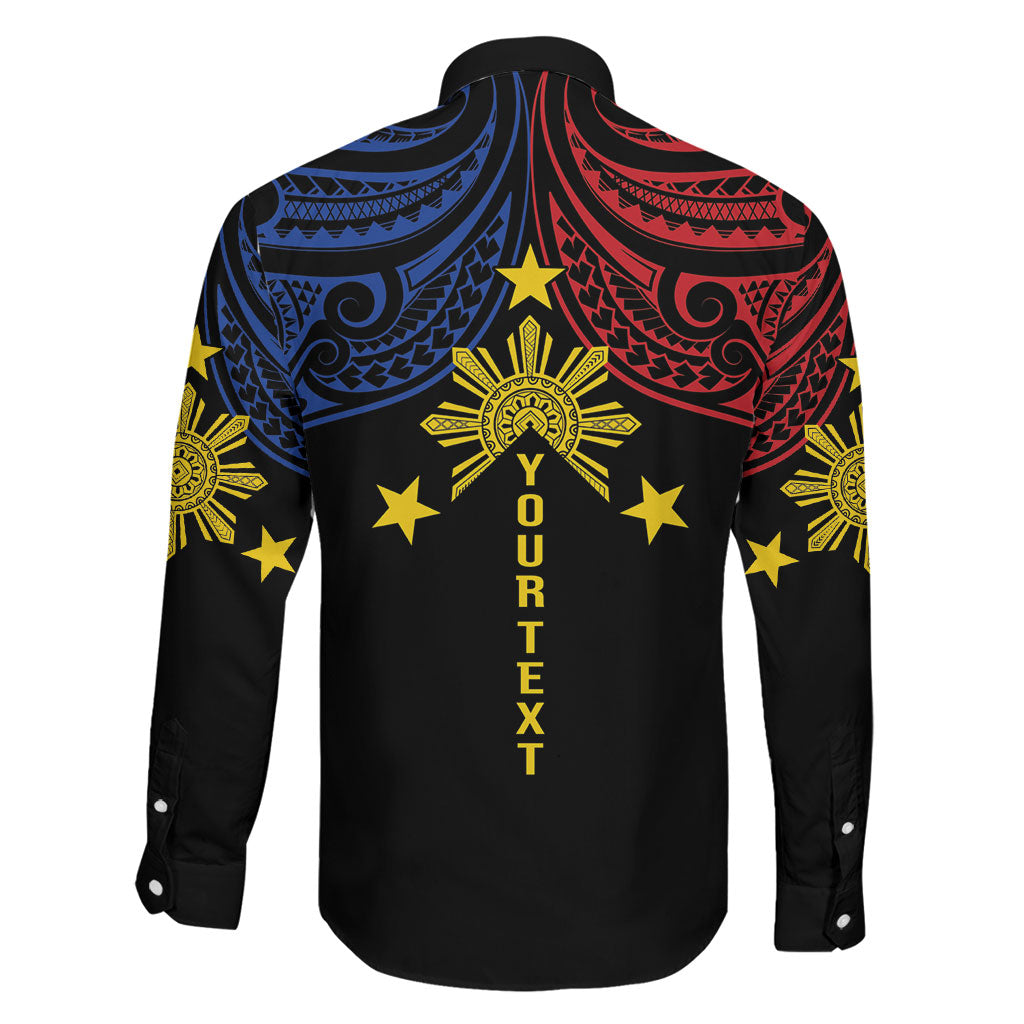 Philippines Heritage Personalized Family Matching Tank Maxi Dress and Hawaiian Shirt Baybayin Philipinas Sun LT7 - Polynesian Pride