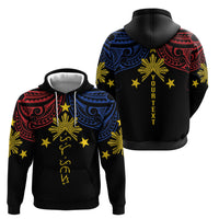 Philippines Heritage Personalized Hoodie Baybayin Philipinas Sun LT7 - Polynesian Pride