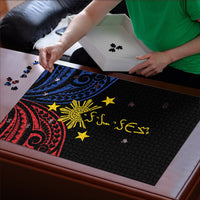 Philippines Heritage Puzzle Baybayin Philipinas Sun LT7 - Polynesian Pride