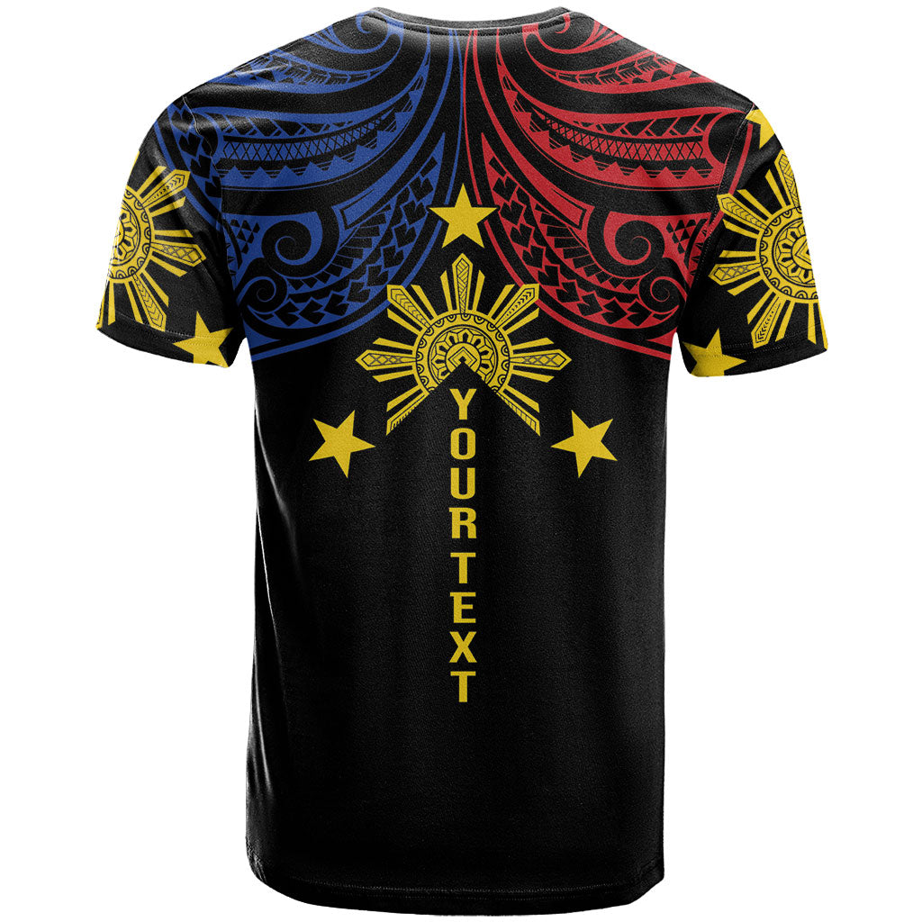 Philippines Heritage Personalized T Shirt Baybayin Philipinas Sun LT7 - Polynesian Pride
