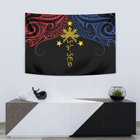 Philippines Heritage Tapestry Baybayin Philipinas Sun LT7 - Polynesian Pride