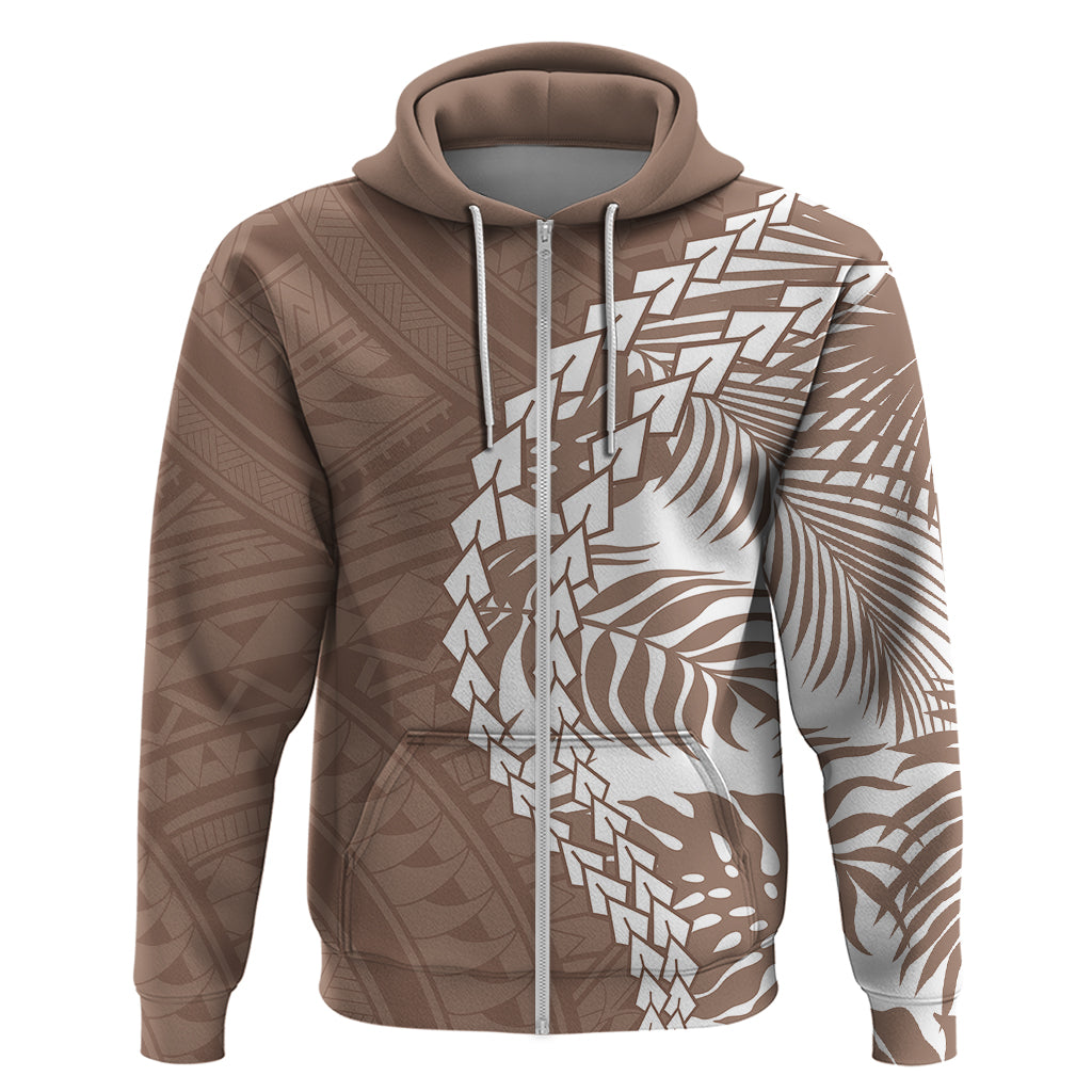 Polynesian Pride Hoodie Polynesia Tribal - Tropical Brown LT7 - Polynesian Pride