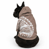 Polynesian Pride Pet Hoodie Polynesia Tribal - Tropical Brown