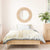 Samoa Lotu Tamaiti Mamanu Siapo Bedding Set Golden Plumeria - Polynesian Pride