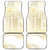 Samoa Lotu Tamaiti Mamanu Siapo Car Mats Golden Plumeria - Polynesian Pride