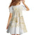 Samoa Lotu Tamaiti Mamanu Siapo Family Matching Off Shoulder Maxi Dress and Hawaiian Shirt Golden Plumeria - Polynesian Pride