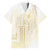 Samoa Lotu Tamaiti Mamanu Siapo Family Matching Tank Maxi Dress and Hawaiian Shirt Golden Plumeria - Polynesian Pride