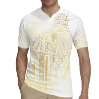 Samoa Lotu Tamaiti Mamanu Siapo Rugby Jersey Golden Plumeria - Polynesian Pride