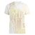 Samoa Lotu Tamaiti Mamanu Siapo Women V-Neck T-Shirt Golden Plumeria - Polynesian Pride