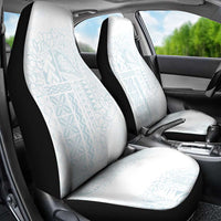 Samoa Lotu Tamaiti Mamanu Siapo Car Seat Cover Off White Plumeria - Polynesian Pride
