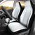 Samoa Lotu Tamaiti Mamanu Siapo Car Seat Cover Off White Plumeria - Polynesian Pride