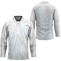 Samoa Lotu Tamaiti Mamanu Siapo Hockey Jersey Off White Plumeria - Polynesian Pride