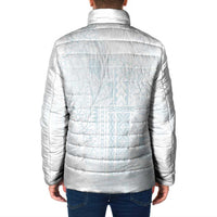 Samoa Lotu Tamaiti Mamanu Siapo Padded Jacket Off White Plumeria - Polynesian Pride