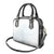 Samoa Lotu Tamaiti Mamanu Siapo Shoulder Handbag Off White Plumeria - Polynesian Pride