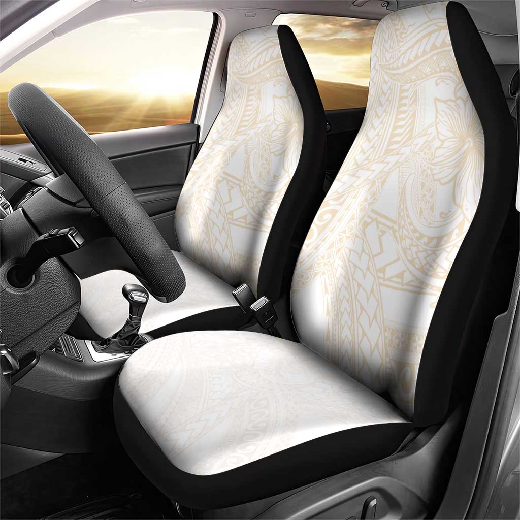 Samoa Lotu Tamaiti Ivory Car Seat Cover Teuila Tatau - Polynesian Pride