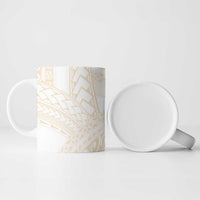 Samoa Lotu Tamaiti Ivory Ceramic Mug Teuila Tatau - Polynesian Pride