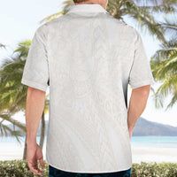 Samoa Lotu Tamaiti Ivory Hawaiian Shirt Teuila Tatau - Polynesian Pride