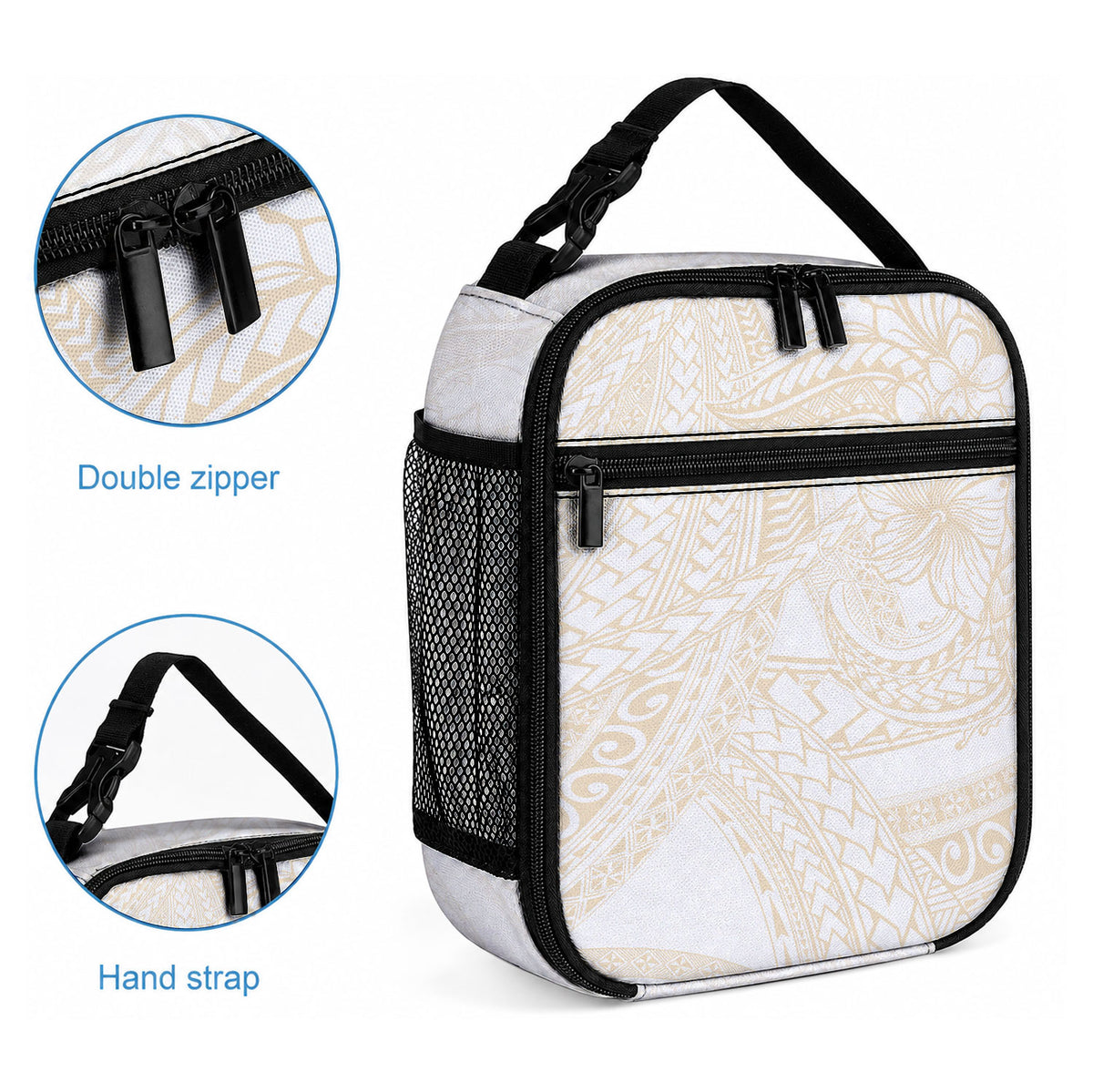 Samoa Lotu Tamaiti Ivory Lunch Bag Teuila Tatau