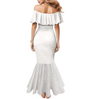 Samoa Lotu Tamaiti Ivory Mermaid Dress Teuila Tatau - Polynesian Pride